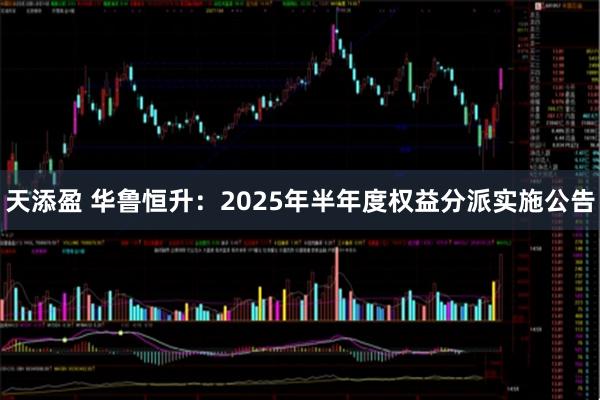 天添盈 华鲁恒升：2025年半年度权益分派实施公告